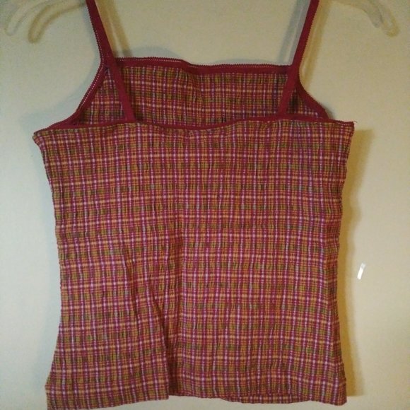 Vintage rare madras very stretchy elastic top - Picture 3 of 11